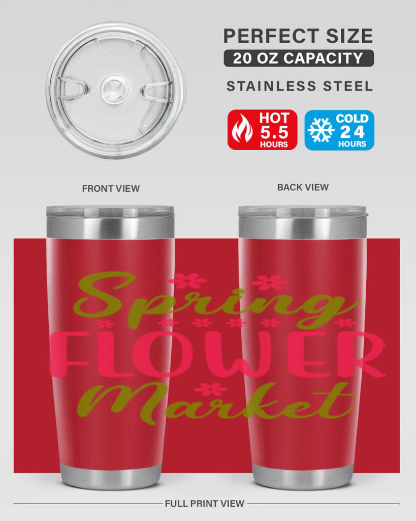 Spring Flower Market 423#- spring- Tumbler