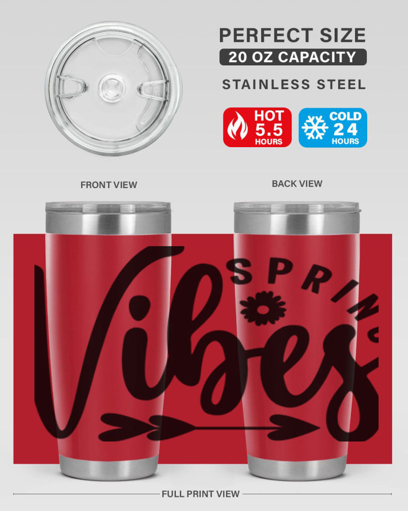 Spring Vibes478#- spring- Tumbler