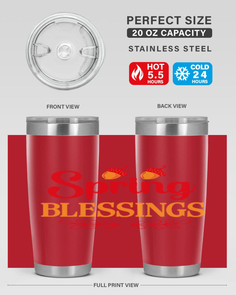 Spring blessings 421#- spring- Tumbler