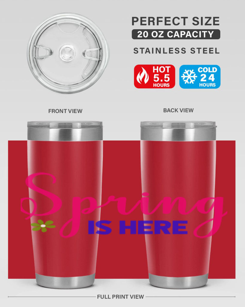 Spring is Here 455#- spring- Tumbler