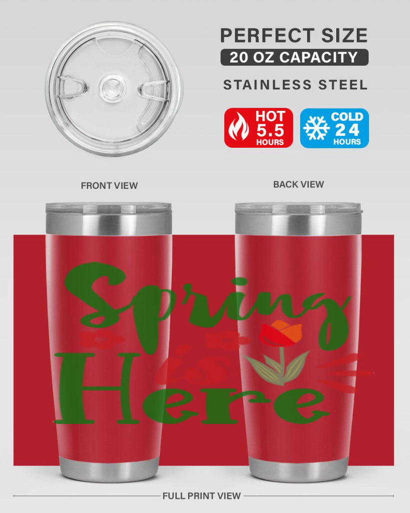 Spring is Here 497#- spring- Tumbler