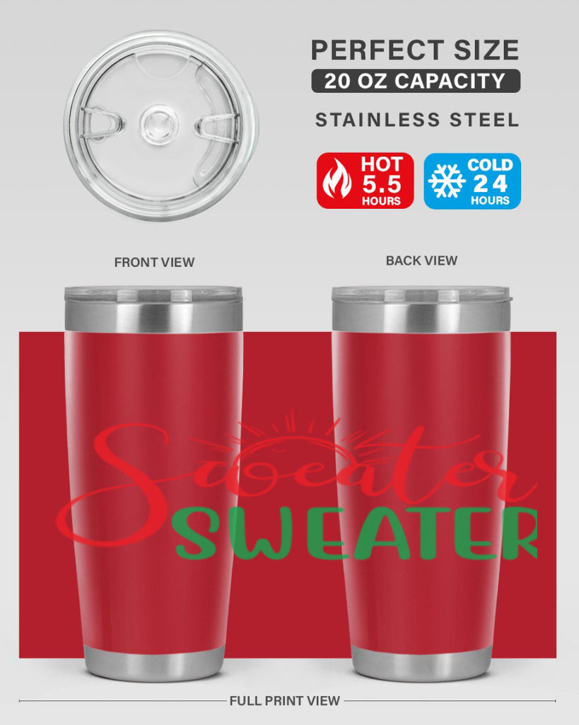 Sweater Weather 583#- fall- Tumbler