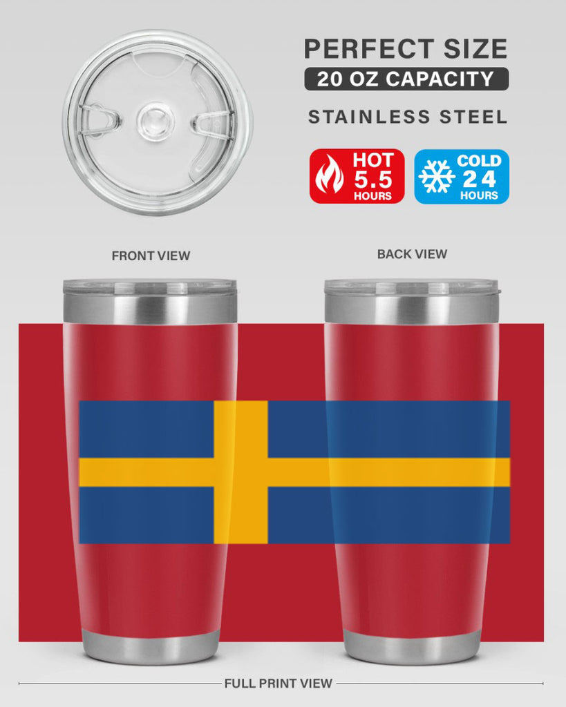 Sweden 29#- world flags- Tumbler