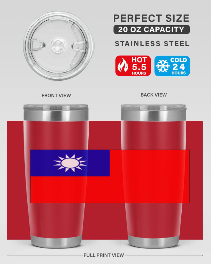 Taiwan 26#- world flags- Tumbler