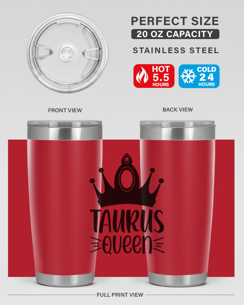 Taurus queen 503#- zodiac- Tumbler