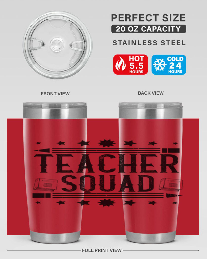 Teacher squad Style 14#- teacher- tumbler