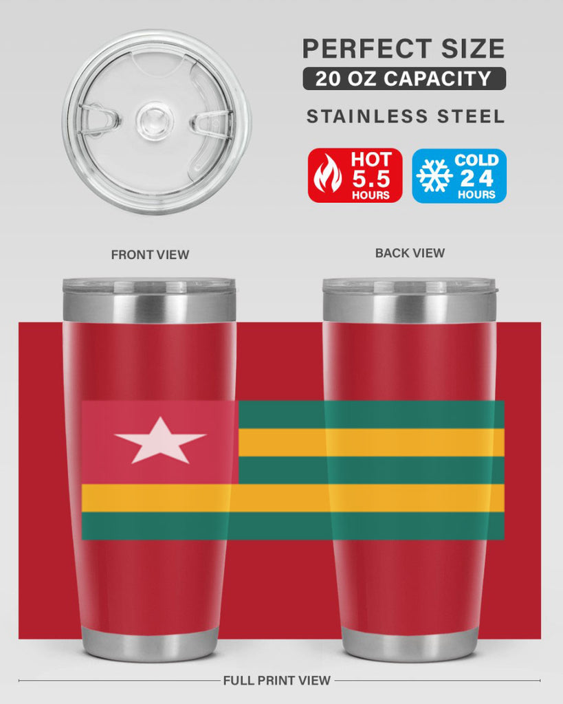 Togo 21#- world flags- Tumbler