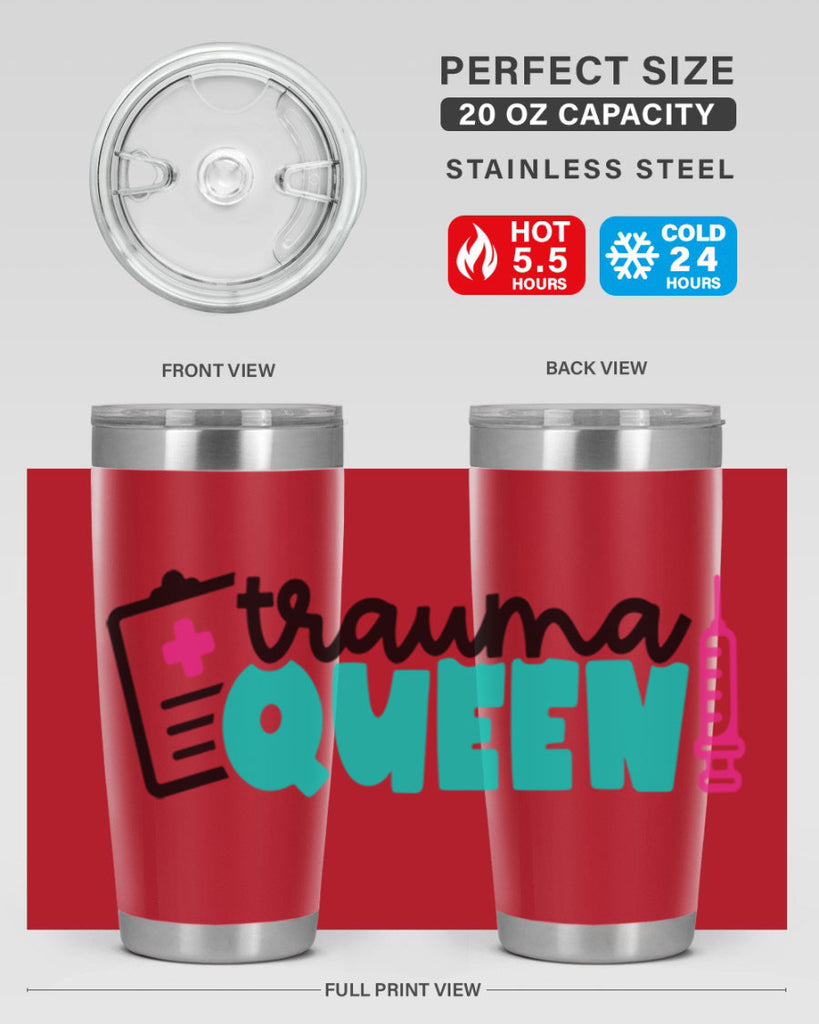 Trauma Queen Style Style 11#- nurse- tumbler