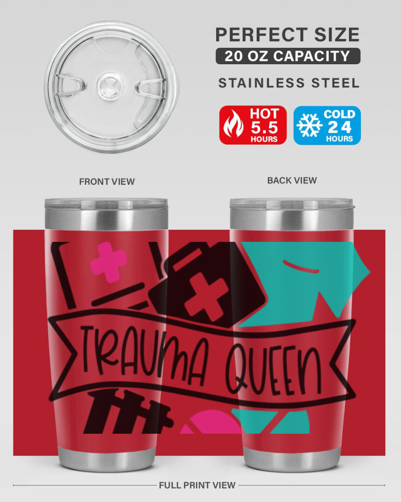 Trauma Queen Style Style 13#- nurse- tumbler