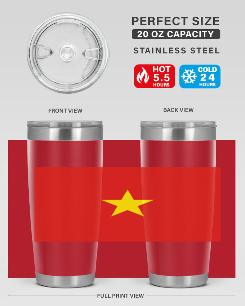 Vietnam 4#- world flags- Tumbler