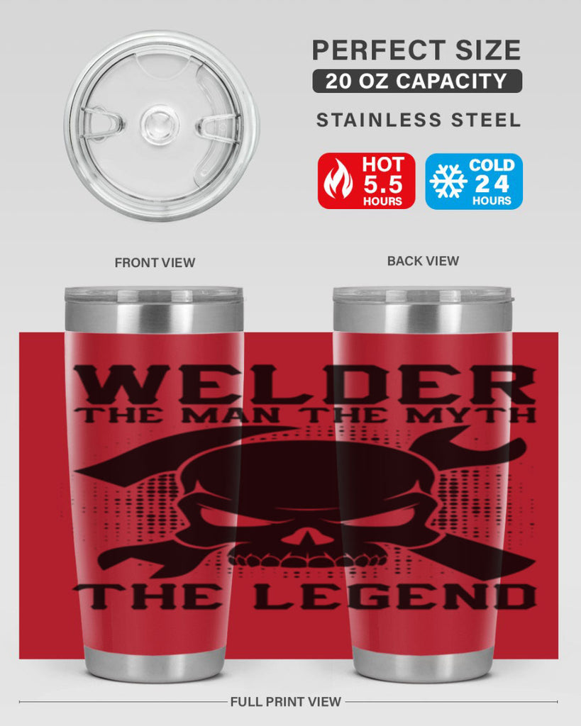 Welder the man Style 4#- welder- tumbler