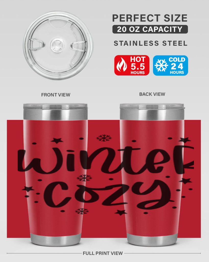 Winter Cozy498#- winter- Tumbler