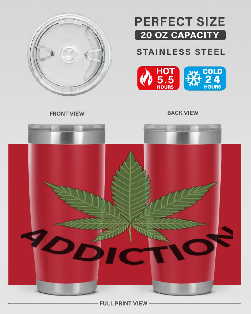 addiction cannabis 8#- marijuana- Tumbler