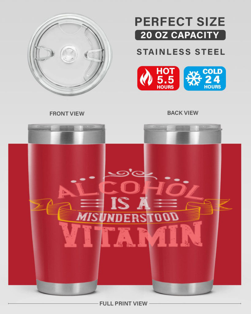 alcohol is a misunderstood vitamin 50#- cooking- Tumbler