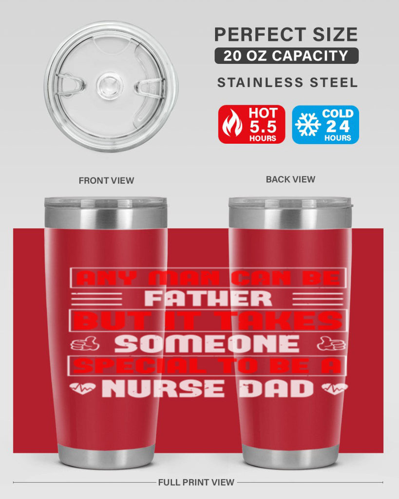 any man can be father Style 272#- nurse- tumbler