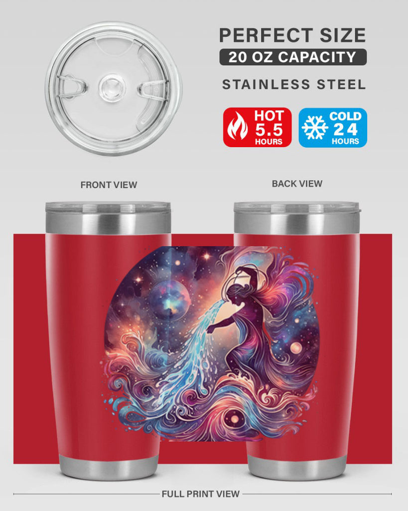 aquarius 79#- zodiac- Tumbler