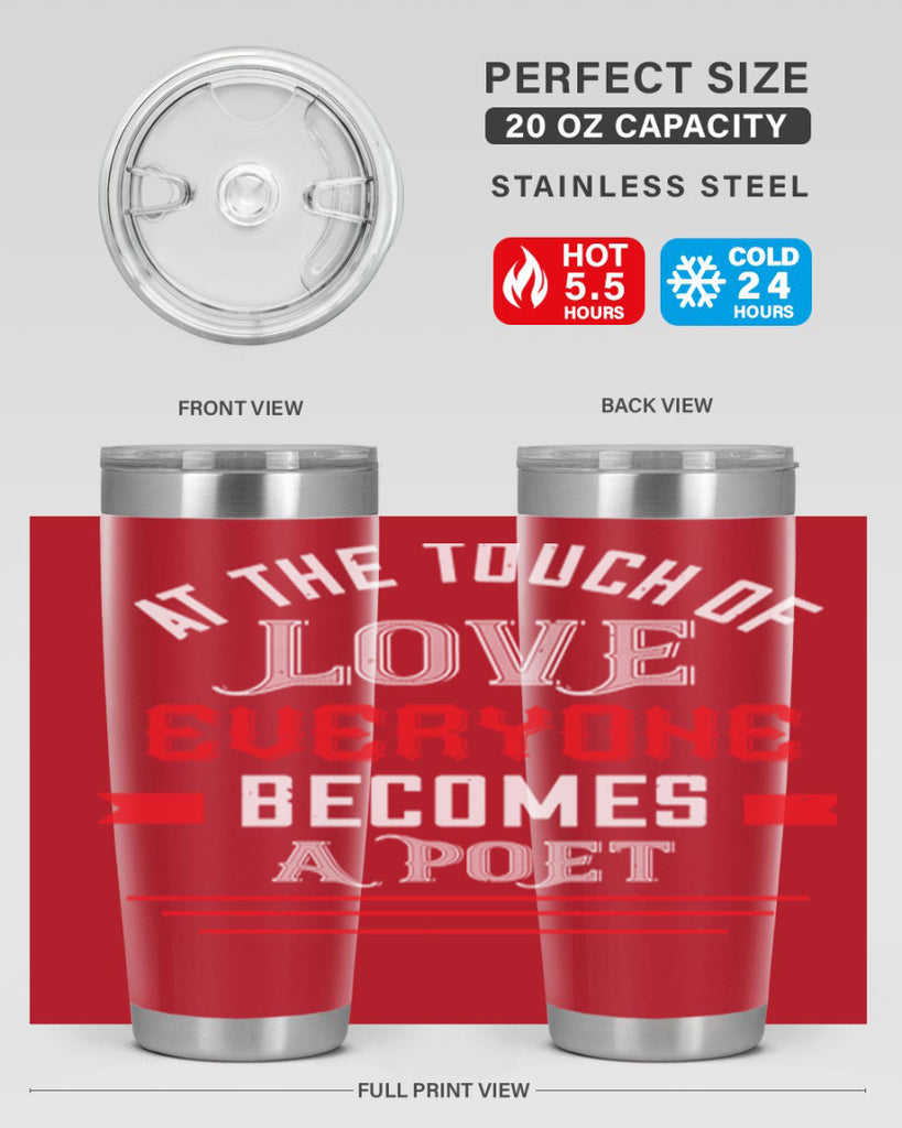 at the touch of love 69#- valentines day- Tumbler