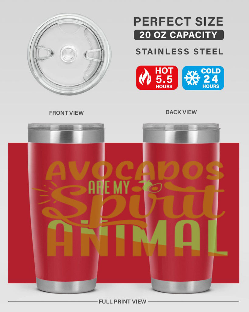 avocados are my spirit animal 9#- avocado- Tumbler