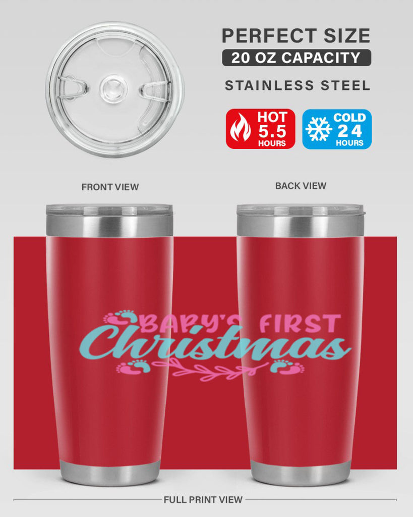 babys first christmas Style 287#- baby- tumbler
