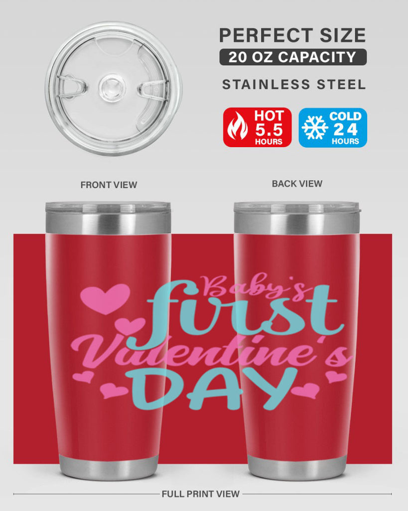 babys first valentines day Style 281#- baby- tumbler