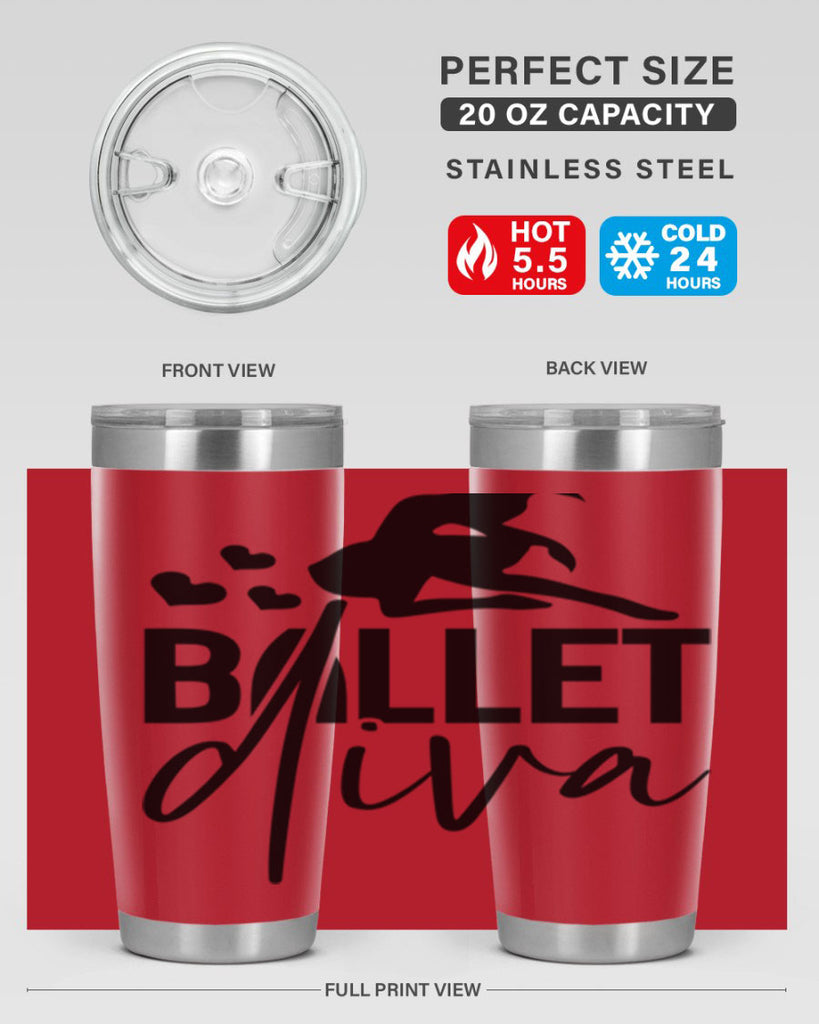 ballet diva 4#- ballet- Tumbler