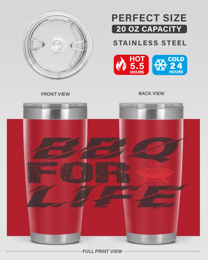 bbq for life 39#- bbq- Tumbler