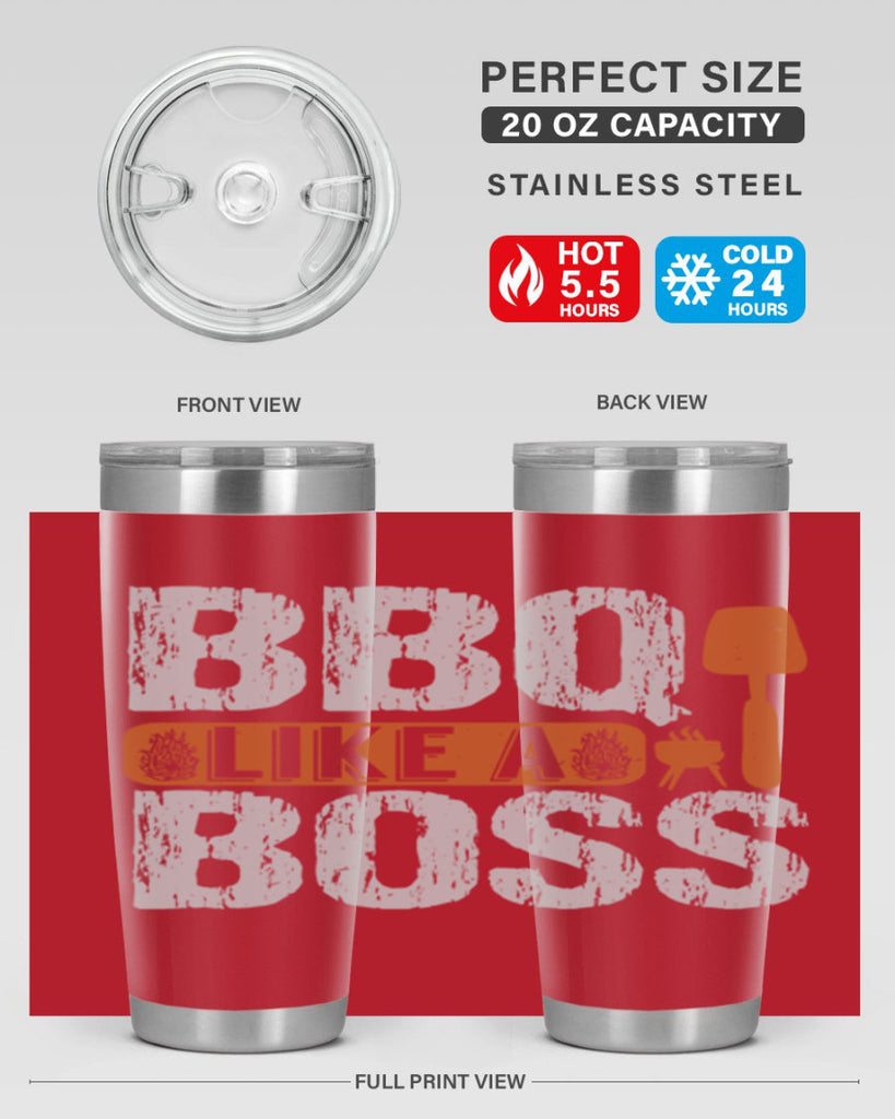 bbq like a boss 6#- bbq- Tumbler