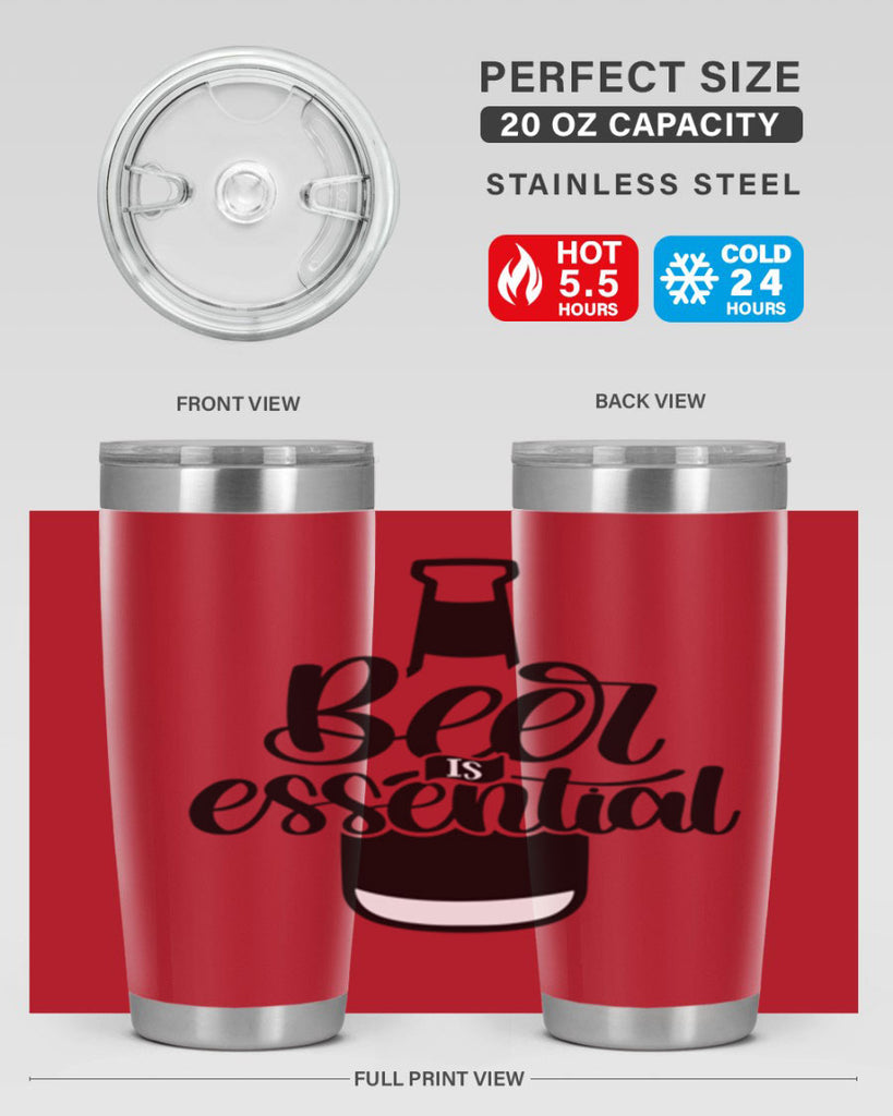 beer is essential 48#- beer- Tumbler