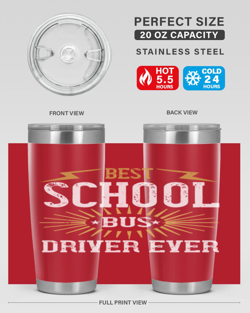 best school bus driver ever Style 43#- bus driver- tumbler