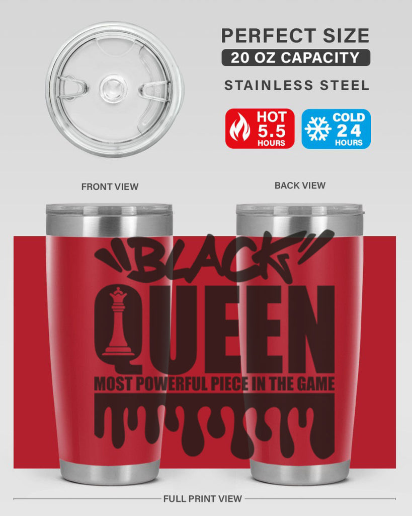 black queen 213#- black words phrases- Cotton Tank