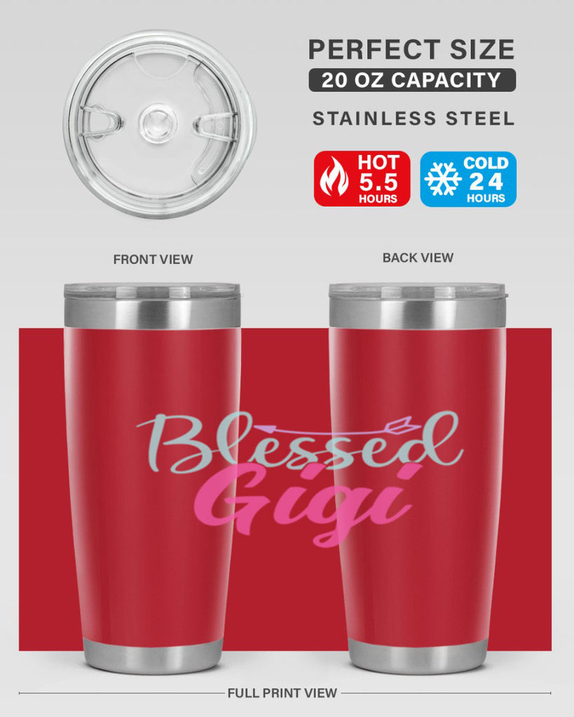 blessed gigi 65#- grandma - nana- Tumbler