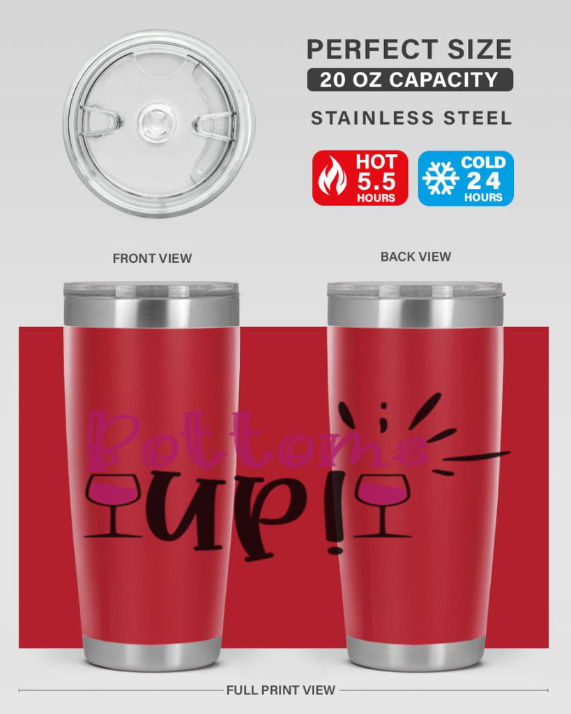 bottoms tup 208#- wine- Tumbler