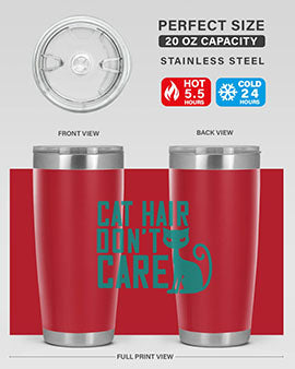 cat hair dont care Style 30#- cat- Tumbler