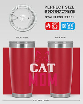 cat mom Style 34#- cat- Tumbler