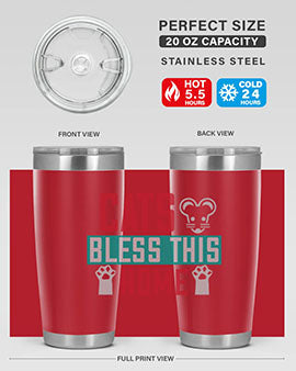 cats bless this home Style 36#- cat- Tumbler