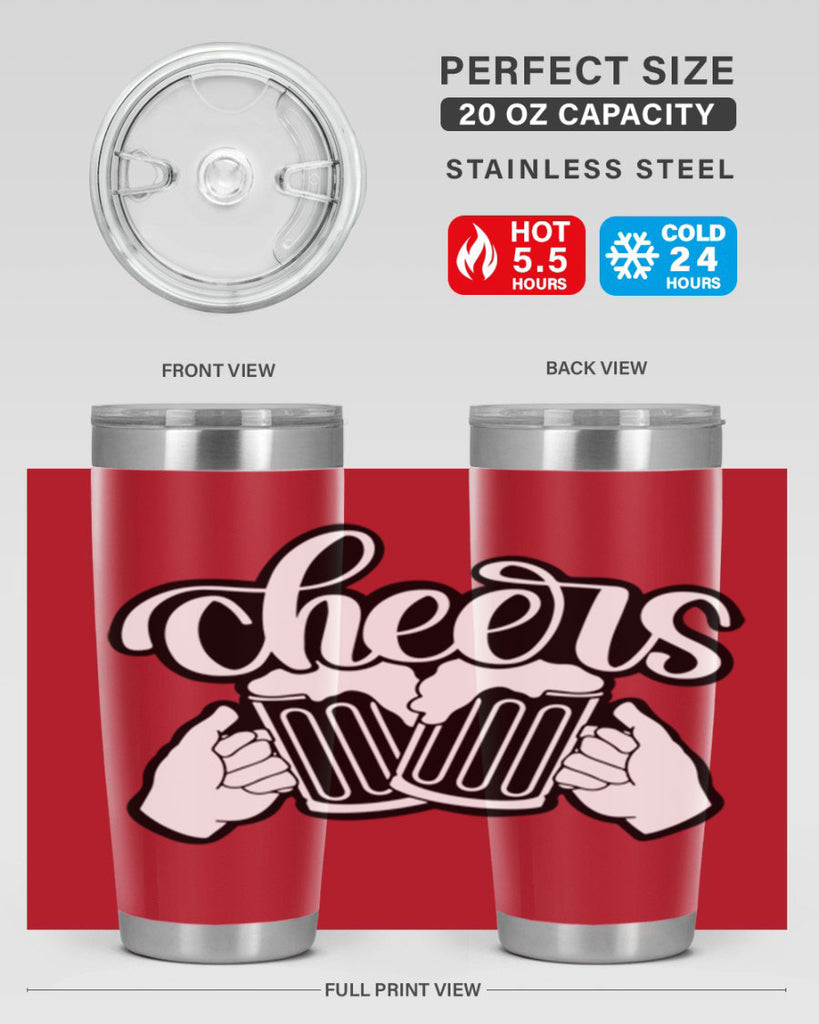 cheers 44#- beer- Tumbler