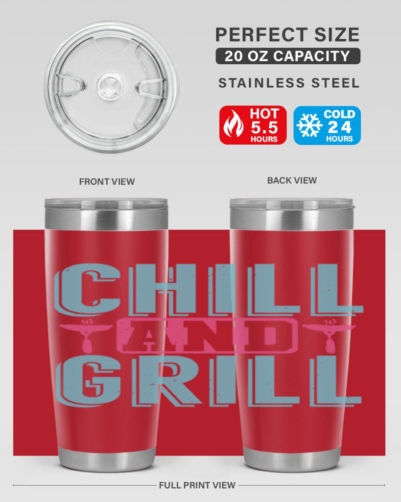 chill and grill 49#- bbq- Tumbler