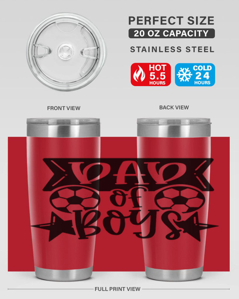 dad of boy 61#- fathers day- Tumbler
