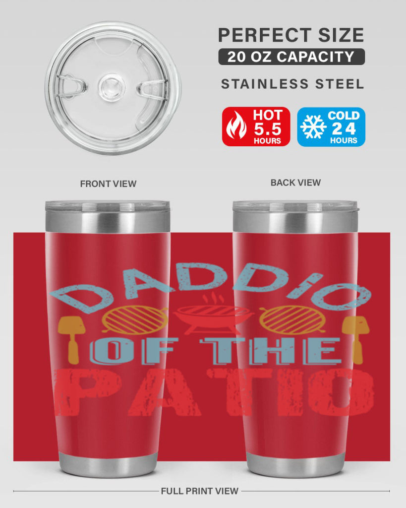 daddio of the patio 47#- bbq- Tumbler