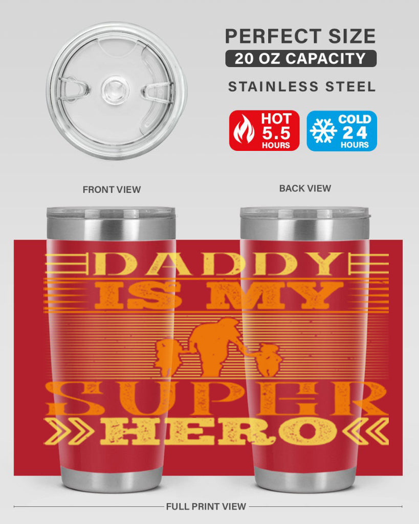 daddy is my super hero 241#- fathers day- Tumbler
