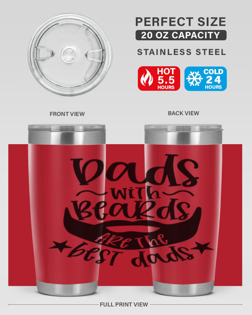 dads with beards are the best dads 53#- fathers day- Tumbler