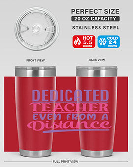 dedicated teacher even from a distance Style 53#- corona virus- Cotton Tank