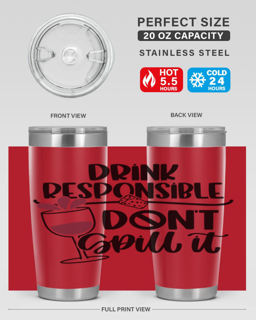 drink responsible dont 57#- wine- Tumbler