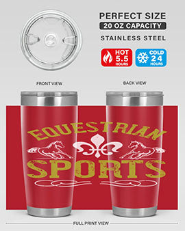 equestrian sports Style 55#- horse- Tumbler