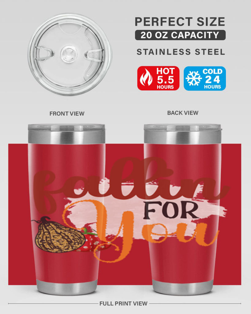 fallin for you 167#- fall- Tumbler