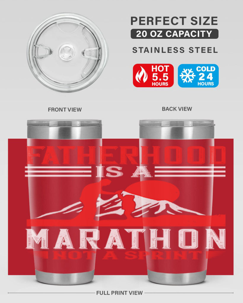 fatherhood is a marathon not a sprint 261#- fathers day- Tumbler