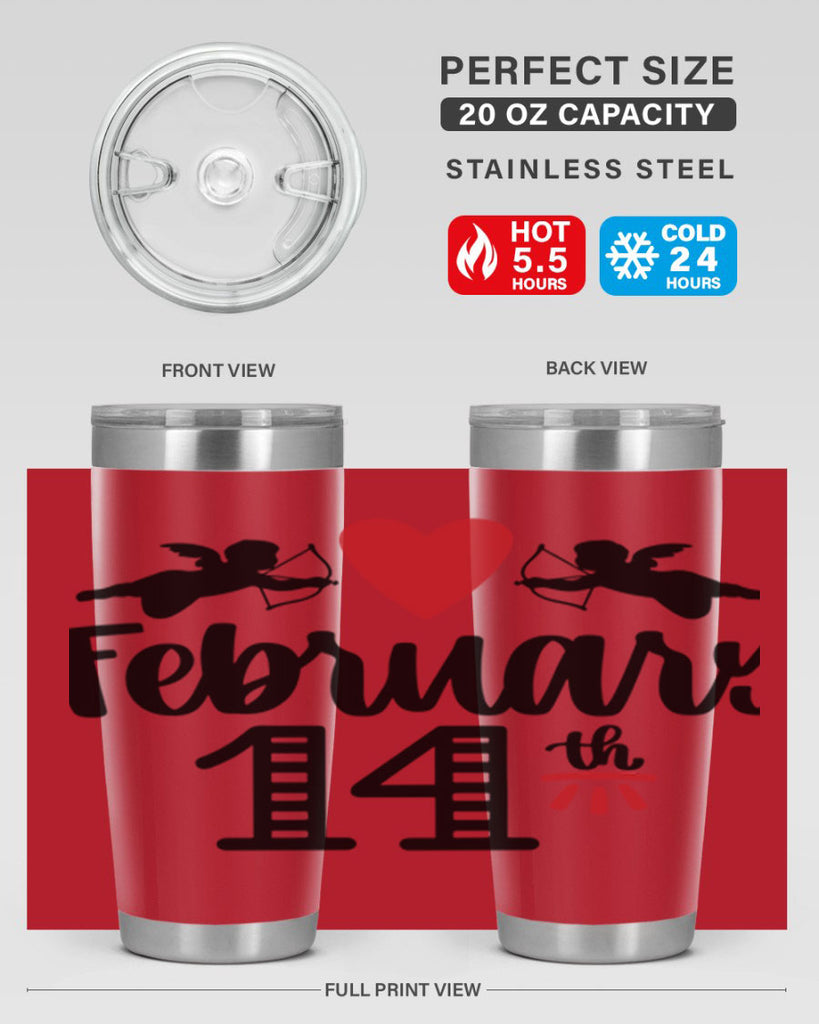 february th 28#- valentines day- Tumbler