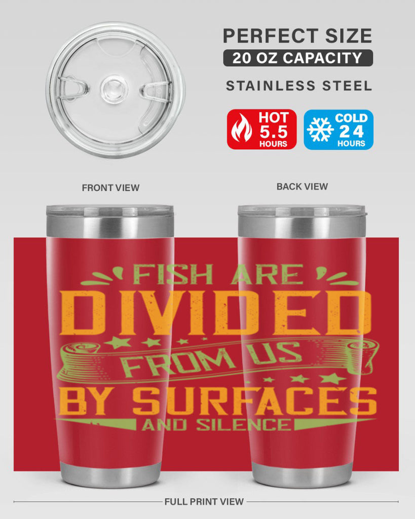 fish are divided from us by surfaces and silence 136#- vegan- Tumbler