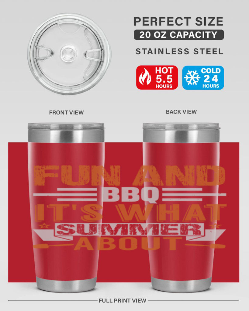 fun and bbq 44#- bbq- Tumbler