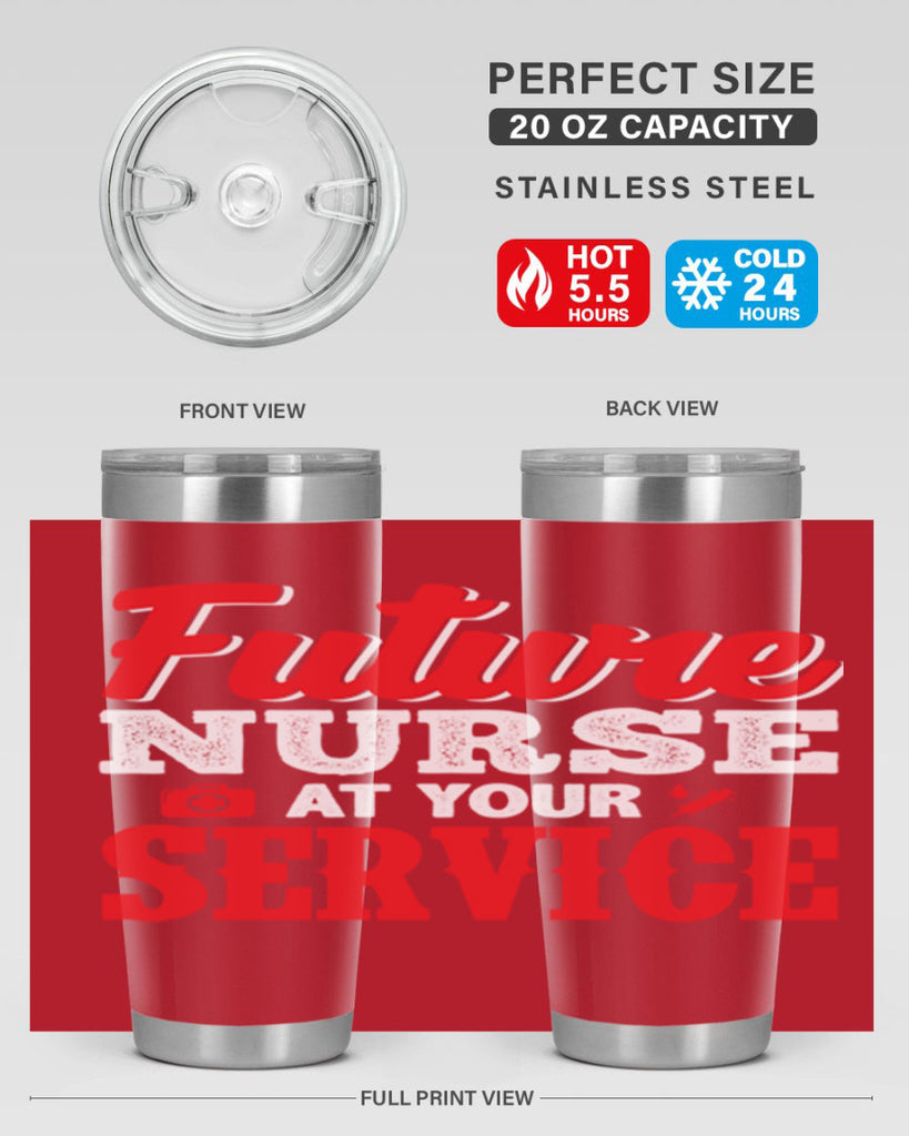 future nurse at your servicepng Style 241#- nurse- tumbler